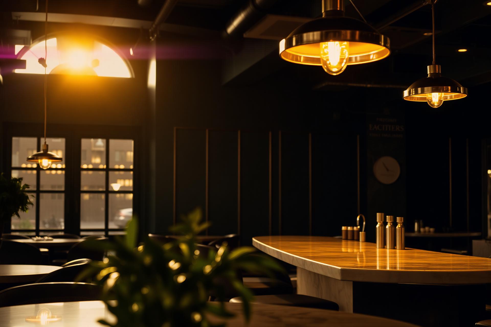 Madira Social interior at golden hour