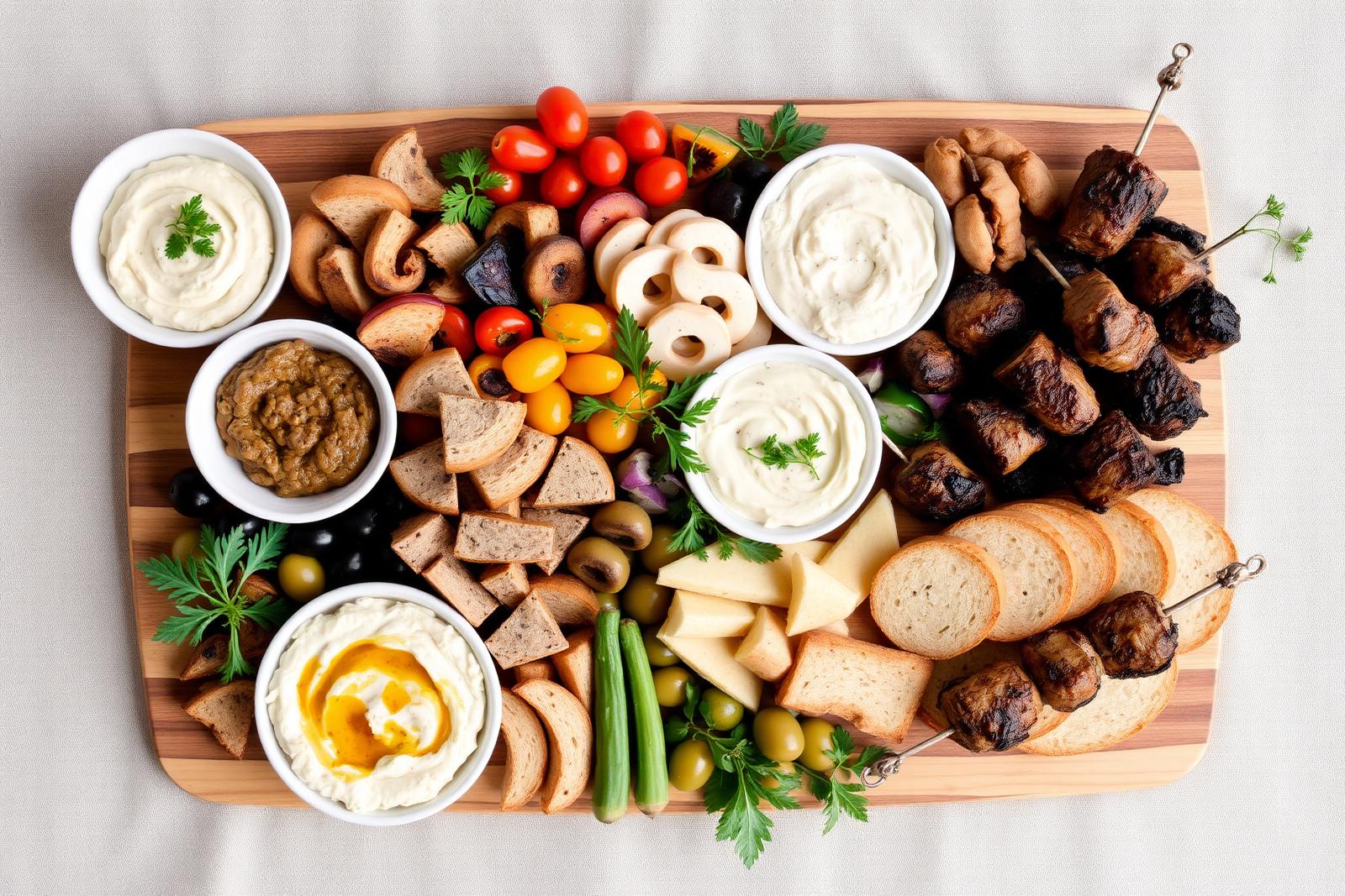 Mediterranean grazing platter